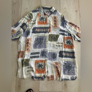 Men's Multicolor Casual Button Down Shirt